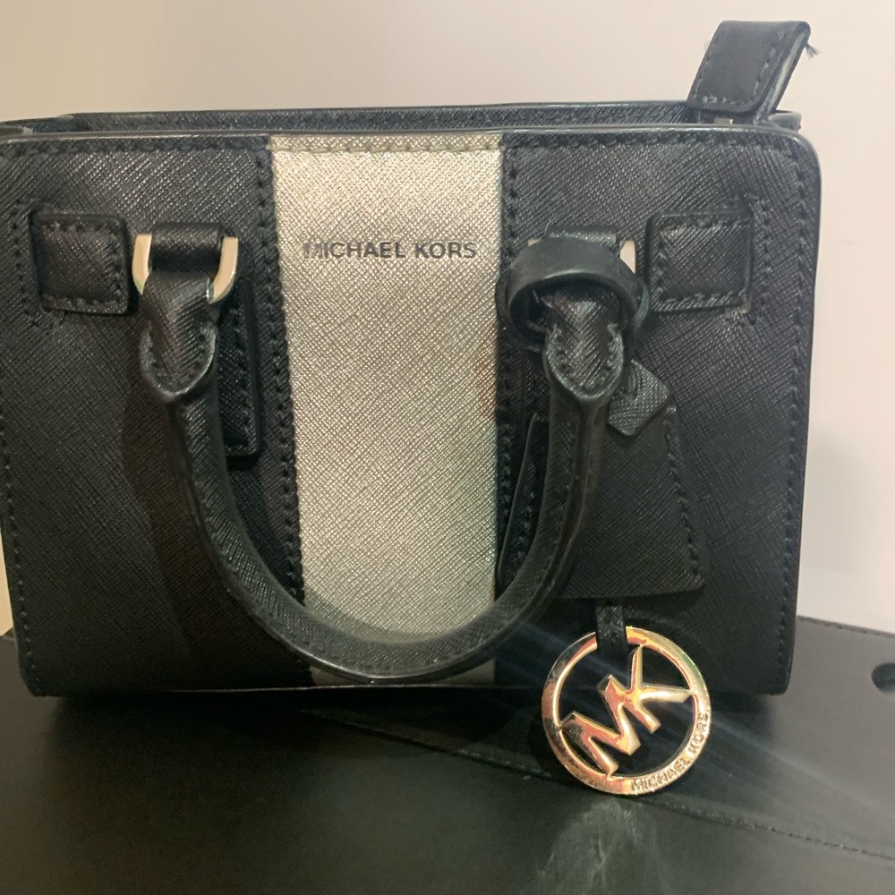 Michael Kors Dillon Stripe Mini Crossbody